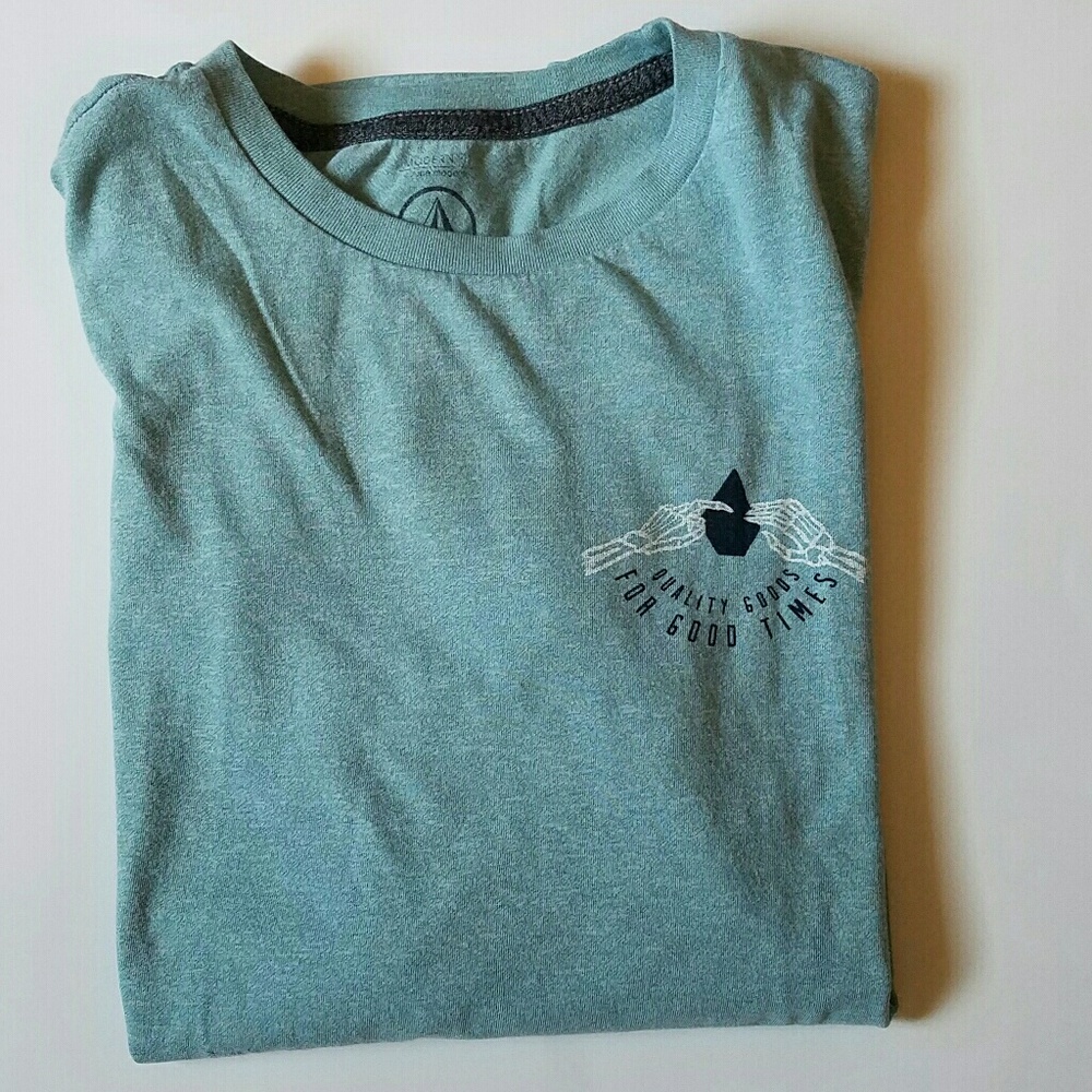 Volcom Teal Modern Fit Shirt